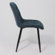 Миниатюра изображения товара Стул AksHome Caris (синий микровелюр CD2302-16/черный)