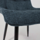 Миниатюра изображения товара Стул AksHome Caris (синий микровелюр CD2302-16/черный)