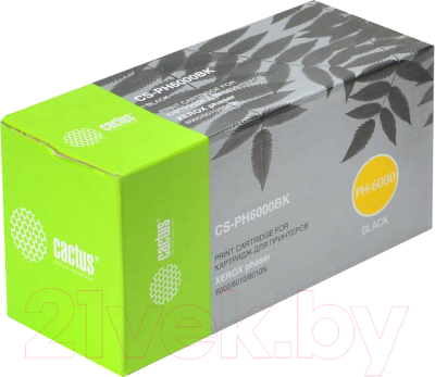 Изображение товара Картридж Cactus CS-PH6000BK