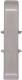 Соединитель для плинтуса Ideal Деконика 002 Светло-серый (7см, 2шт, флоупак) - 