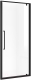 Миниатюра изображения товара Душевая дверь Niagara NG-85-10AB 100x195 (черный матовый/прозрачное стекло)