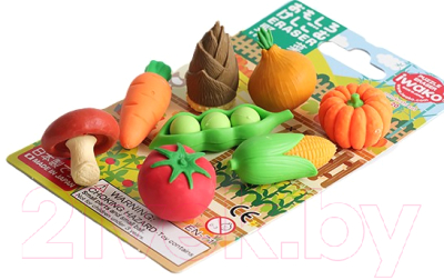 Набор ластиков Iwako Vegetables ER-BRI023