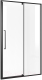 Миниатюра изображения товара Душевая дверь Niagara NG-85-12AB 120x195 (черный матовый/прозрачное стекло)