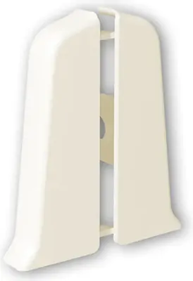 

Заглушка для плинтуса, Деконика 033 Кремово-белый