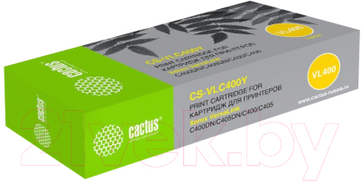 Тонер-картридж Cactus CS-VLC400YRU