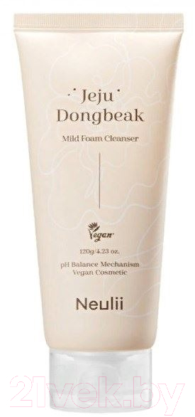 Пенка для умывания Neulii Jeju Dongbeak Mild Foam Cleanser С экстрактом камелии