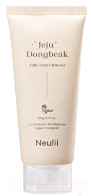 Пенка для умывания Neulii Jeju Dongbeak Mild Foam Cleanser С экстрактом камелии (120г)