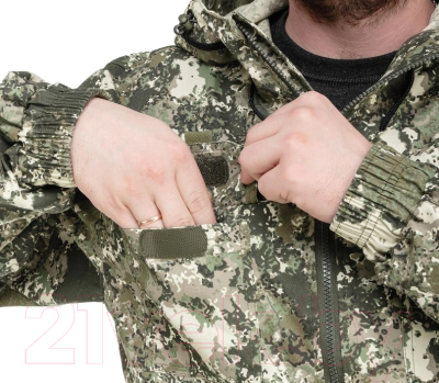 Изображение товара Костюм для охоты и рыбалки Helios Тайган T-KS-T-M4293-2XL-1 (р.52-54/170-176, КМФ мох)