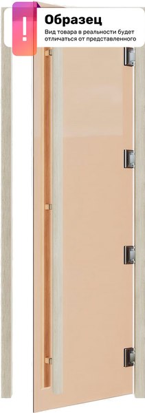 Стеклянная дверь для бани/сауны Doorwood Легенда 80x200 / DW03600
