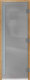 Стеклянная дверь для бани/сауны Doorwood Престиж 80x200 / DW01945 (сатин) - 