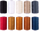 Набор швейных ниток Фирма Гамма 20s/3 Ассорти №1 (10шт) - 