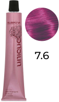 Крем-краска для волос Subrina Professional Colour Unique 7/6 (100мл, средний блондин интенсивный фиолетовый) - 