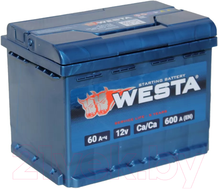 Автомобильный аккумулятор Westa 6СТ-60 VLR Euro П240094