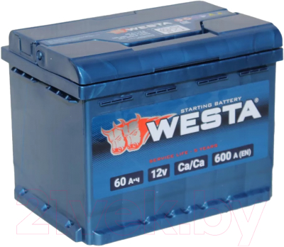 Автомобильный аккумулятор Westa 6СТ-60 VLR Euro П240094 (60 А/ч)