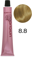 Крем-краска для волос Subrina Professional Colour Unique 8/8 (100мл, светлый блондин матовый) - 