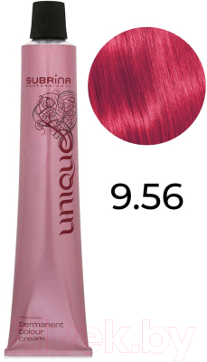 Крем-краска для волос Subrina Professional Colour Unique 9/56 (100мл, очень светлый блондин красно-фиолетовый)