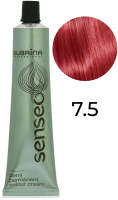 Крем-краска для волос Subrina Professional Colour Senseo 7/5 (60мл, средний блондин интенсивно-красный) - 