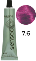 Крем-краска для волос Subrina Professional Colour Senseo 7/6 (60мл, средний блондин интенсивно-фиолетовый) - 