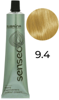 Крем-краска для волос Subrina Professional Colour Senseo 9/4 (60мл, очень светлый блондин золотистый) - 