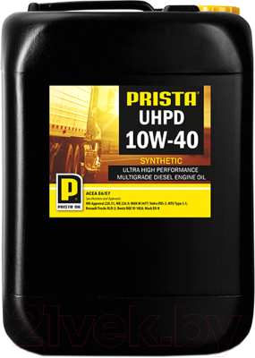 Моторное масло Prista UHPD 10W40 / P061744 (10л)