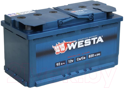 Автомобильный аккумулятор Westa 6СТ-92 VLR Euro П240023 (92 А/ч)