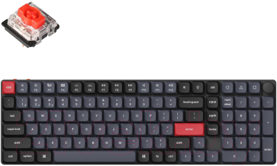 Клавиатура Keychron QMK K17 Pro Red Switch / K17P-H1-RU