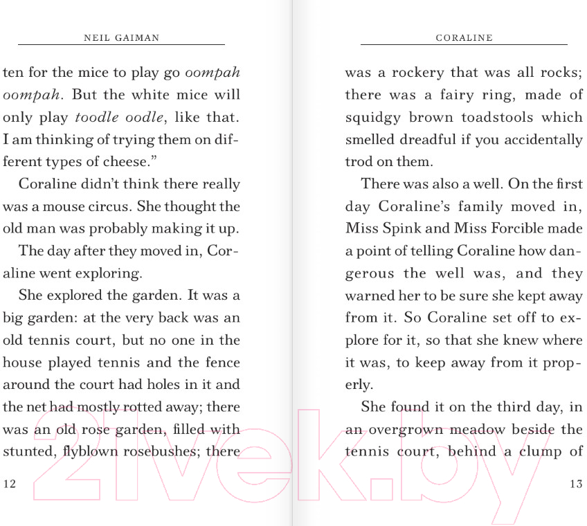 Художественная книга АСТ Coraline / 9785171590338 (Gaiman N.) — фото 5