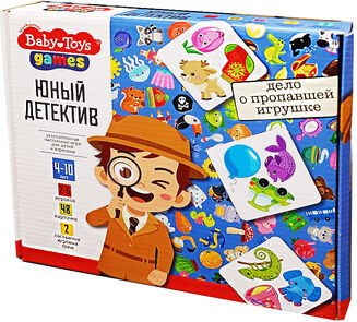 

Настольная игра, Юный детектив Дело о пропавшей игрушке / 05239