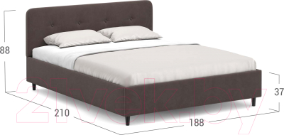 Двуспальная кровать Moon Family 1253 / MF005144