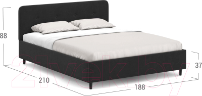 Двуспальная кровать Moon Family 1253 / MF005135