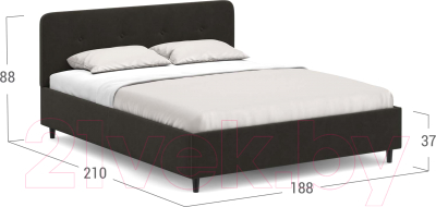 Купить Двуспальная кровать Moon Family 1253 / MF005165 в Жодино