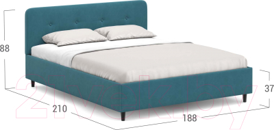 Двуспальная кровать Moon Family 1253 / MF005185