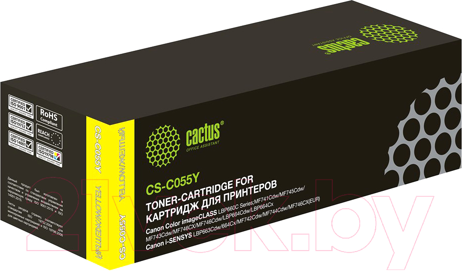 Картридж Cactus CS-C055Y