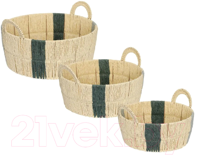 Корзина Tkano Ethnic Bodhran Sage / TK24-ST-BA0025 (L)