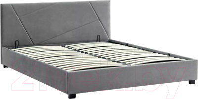 Полуторная кровать Signal Columbia 140x200 Velvet (Tap 192 серый)