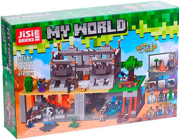 Конструктор Jisi Bricks Мой мир. Крепость 820 / 4409970