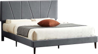 Полуторная кровать Signal Savana 140x200 Velvet (Tap 192 серый) - 