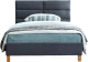 Двуспальная кровать Signal Sierra 140x200 Velvet (Tap 150 серый/дуб) - 
