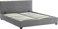 Двуспальная кровать Signal Columbia Velvet 160x200 (Tap 192 серый) - 