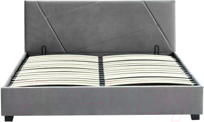 Двуспальная кровать Signal Columbia Velvet 160x200 (Tap 192 серый)