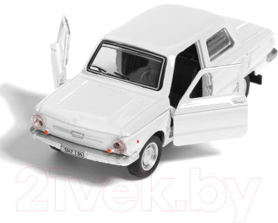 Автомобиль игрушечный Технопарк Запорожец Заз-968а ZAZ968A-12-WH / 10402896 (белый)