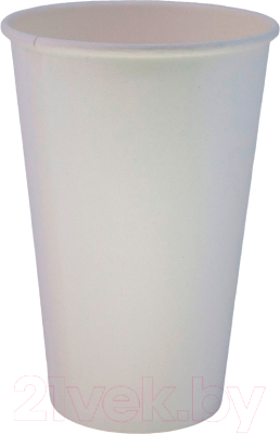 Набор бумажных стаканов Gecko Однослойный 350мл (3x40шт, белый)