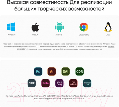 Изображение товара Графический планшет XP-Pen Artist 22 Plus