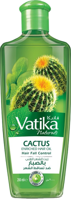 Масло для волос Dabur Vatika Обогащеное экстрактом кактуса (200мл) - 