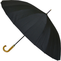 Зонт-трость Ame Yoke L6524 (черный) - 