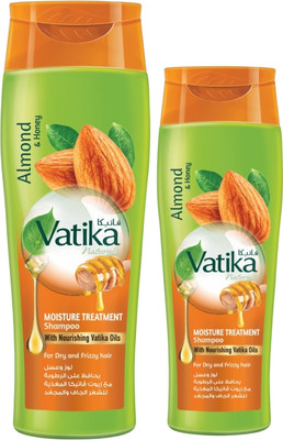 Шампунь для волос Dabur Vatika Увлажняющий (400мл+200мл) - 