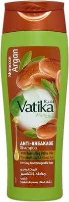 Шампунь для волос Dabur Vatika С экстрактом аргана (400мл) - 