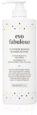 Оттеночный бальзам для волос Evo Colour Boosting Treatment Platinum Blonde Платинум Блонд (1л)