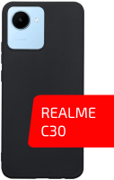 Чехол-накладка Volare Rosso Needson Matt TPU для Realme C30 (черный) - 