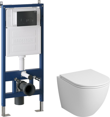 

Унитаз подвесной с инсталляцией, GR-4455MS+900.K31.01.000+700.K31.05.21M.21M